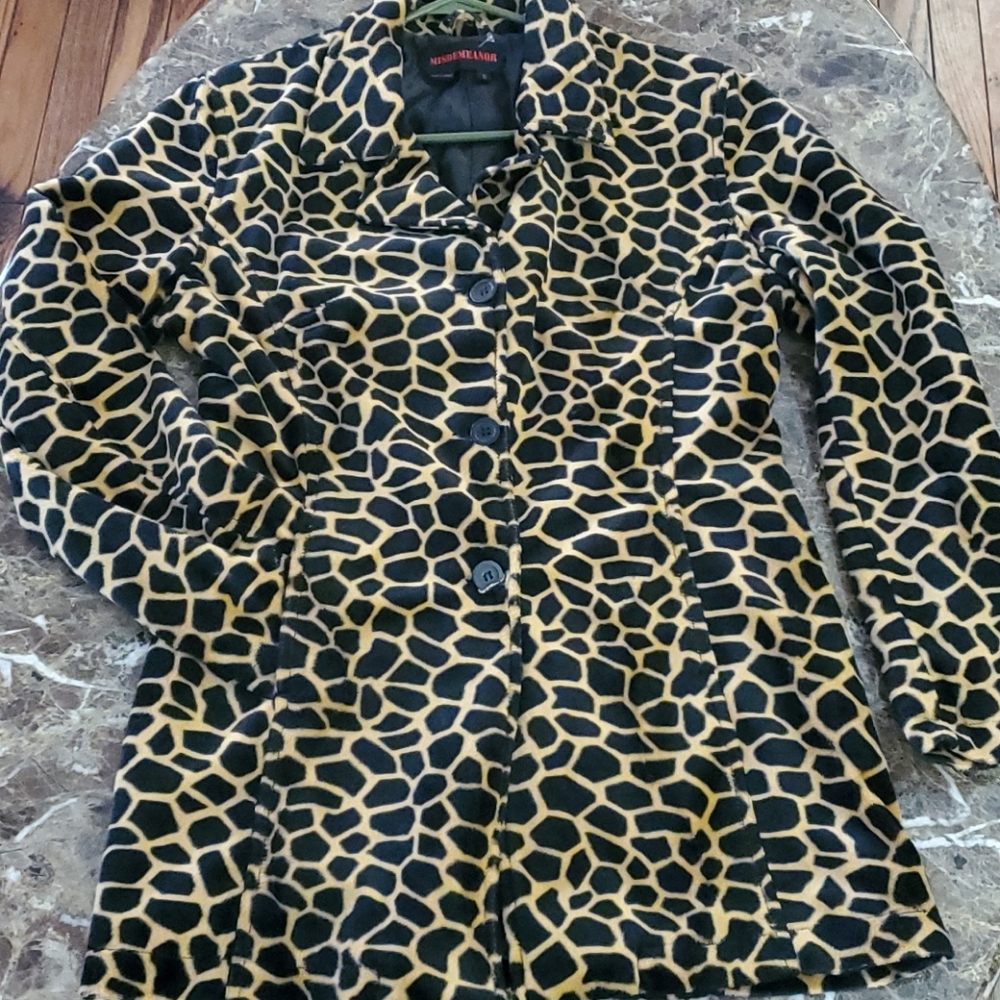 Misdemeanor Animal Print Coat